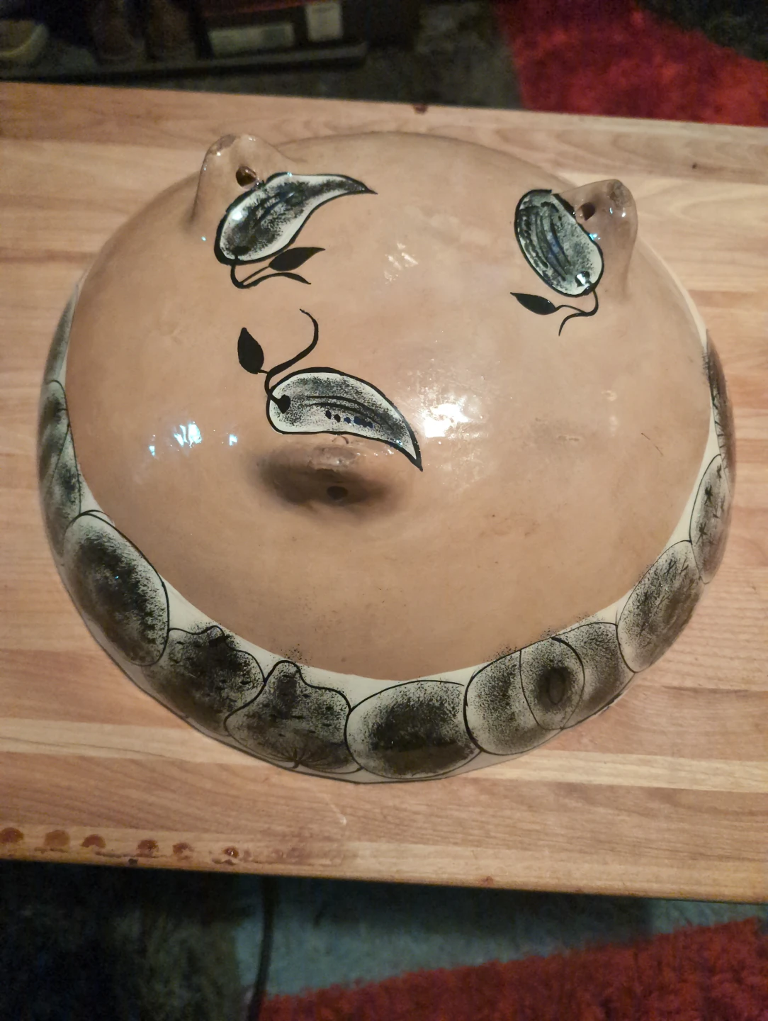 Hand-Painted Decorative Ceramic Bowl - photo 3