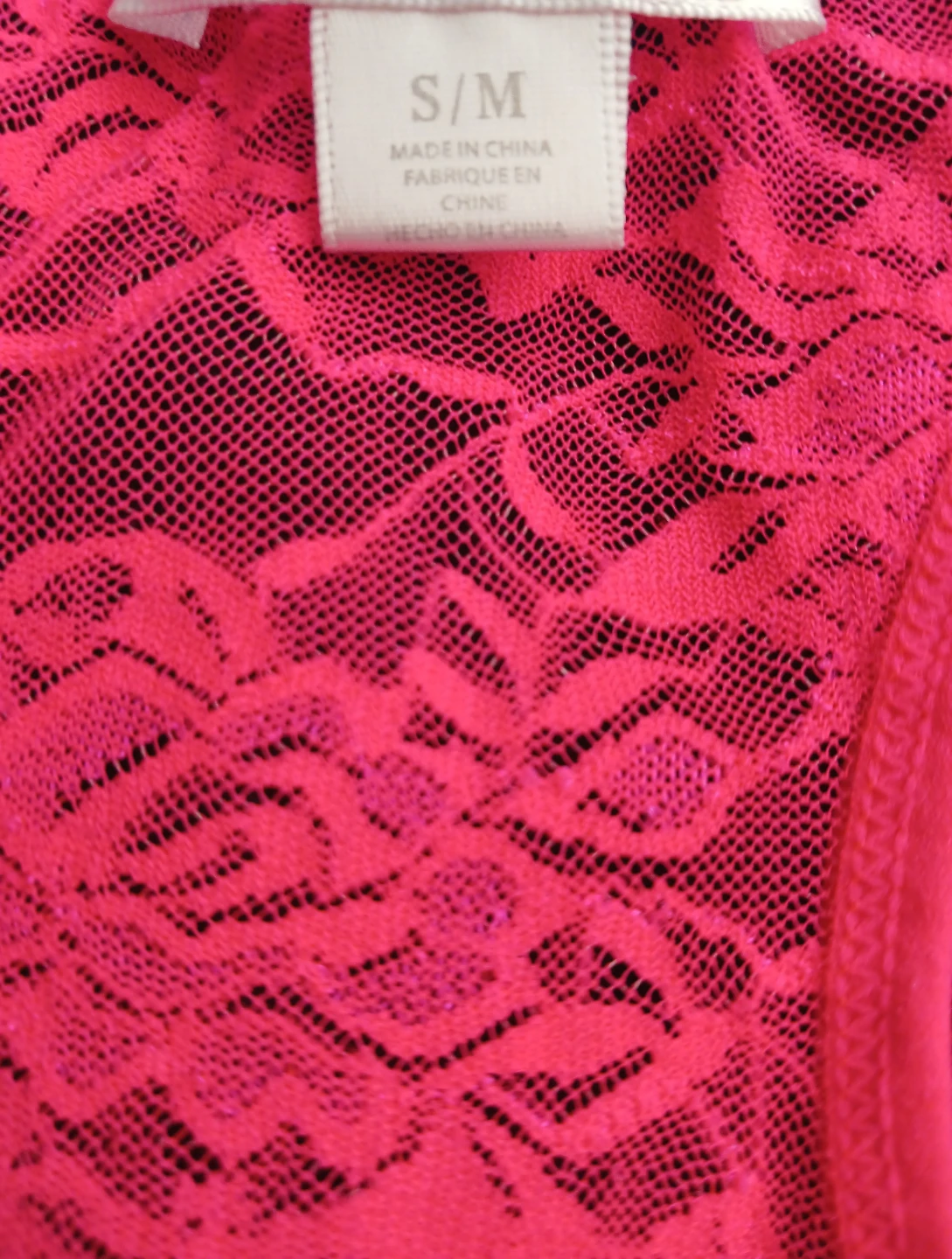Hot Pink Lace Racerback Tank Top - photo 4