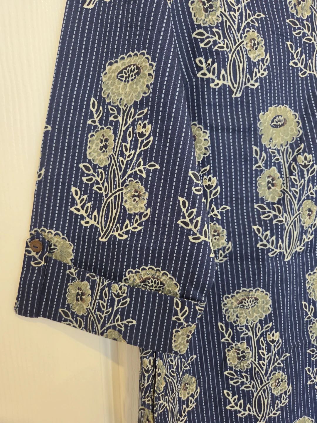 STOP Indigo Floral Cotton Kurta - photo 3