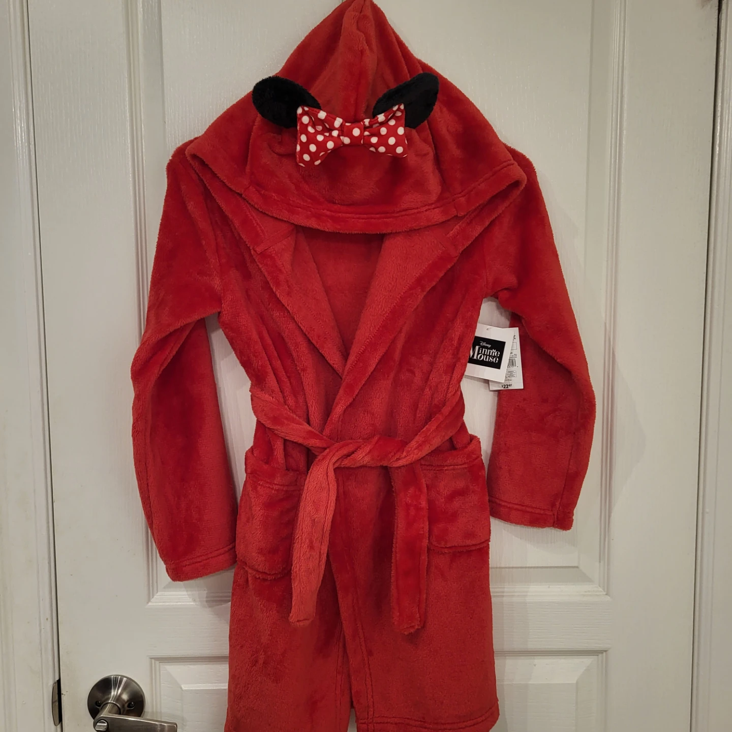 Disney Minnie Mouse Girls Sleep Robe - Red