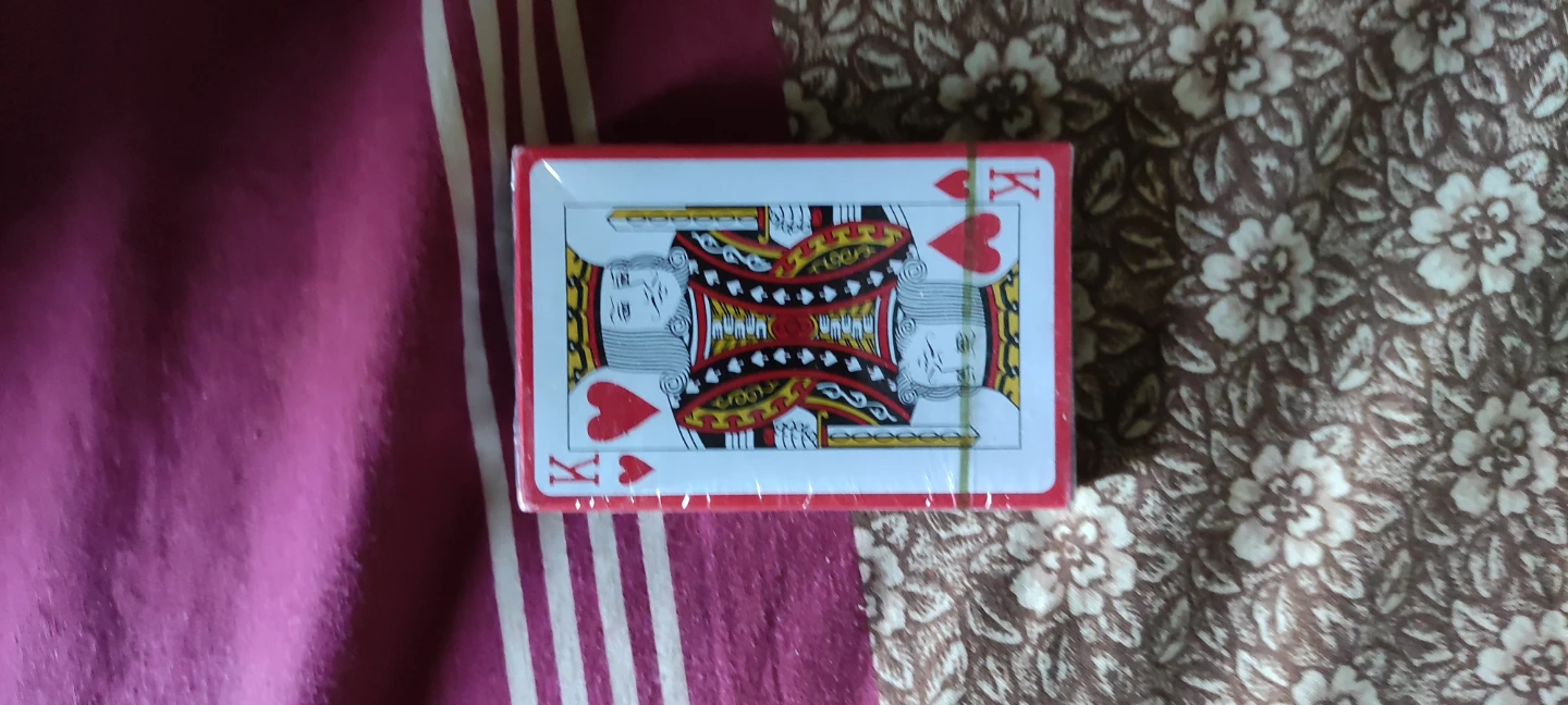 New deck of plastic coated playing cards