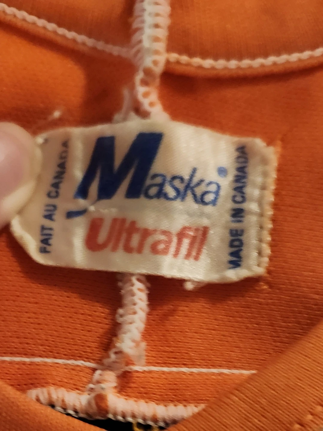 Vintage Edmonton Oilers Maska Ultrafil Jersey 99 - photo 4