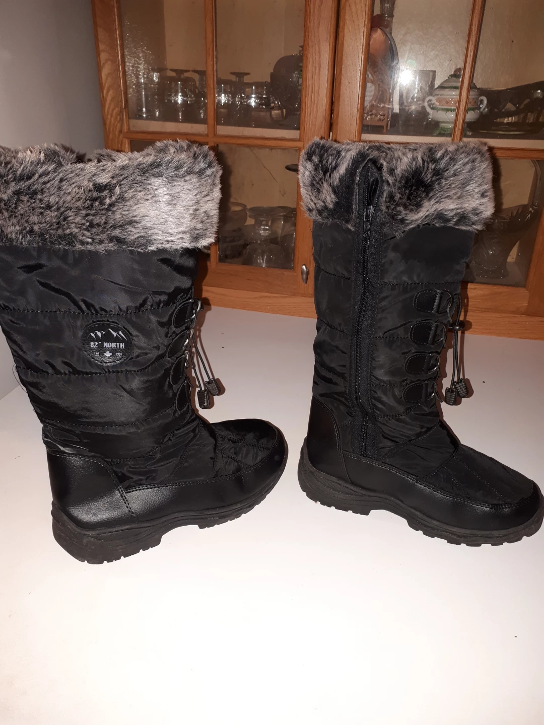 82 North Black Winter Boots Size 8 - photo 2