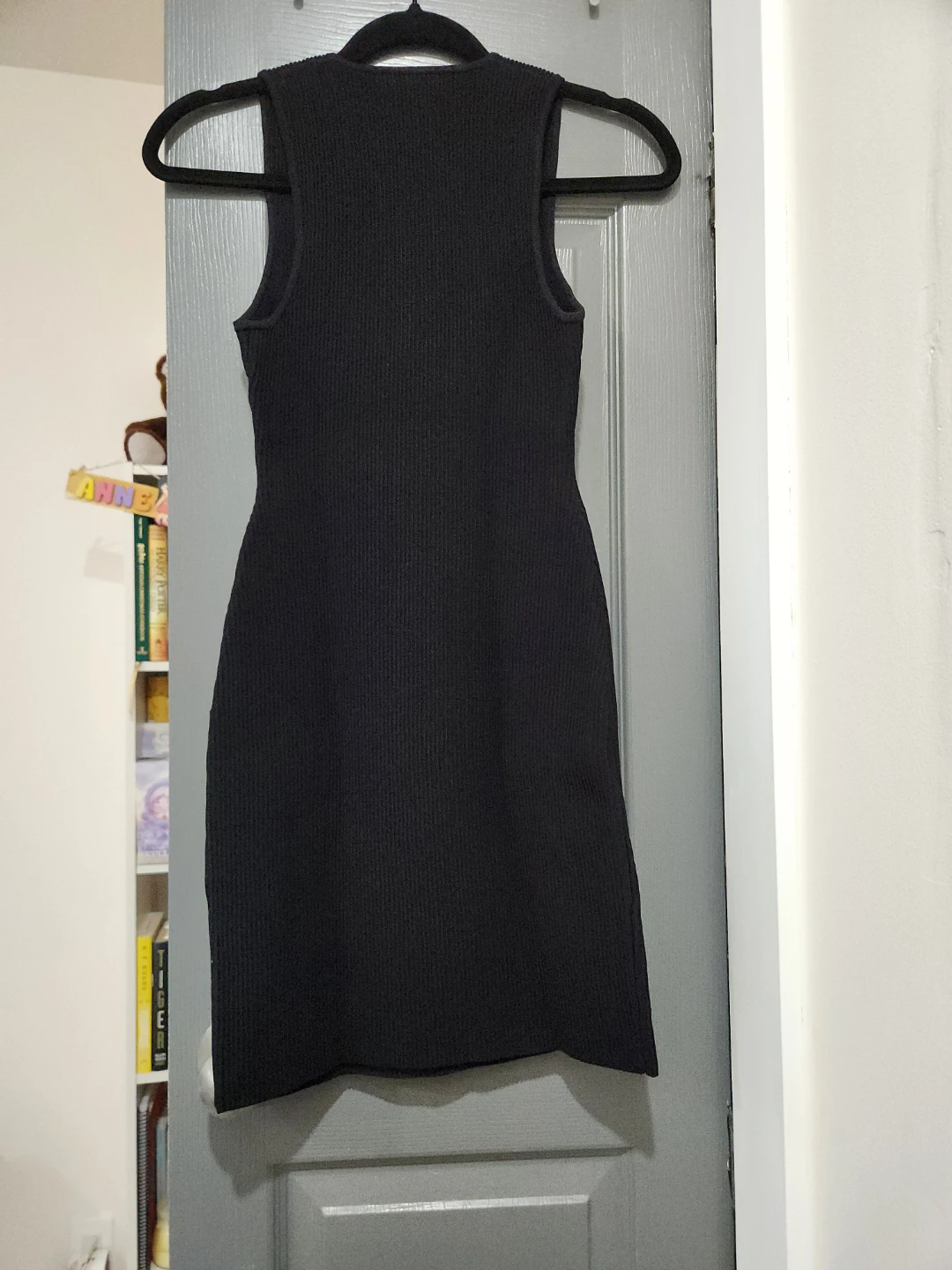 Babaton Ribbed Black Dress - photo 3