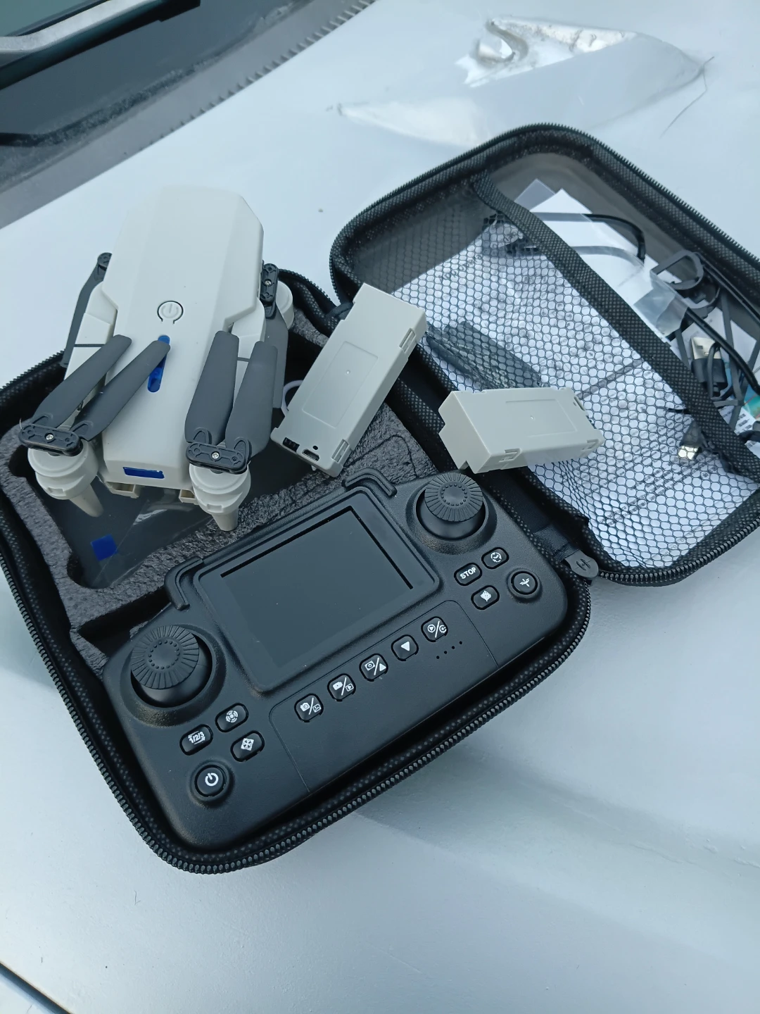 KY UFO Folding Drone with Controller and Case - photo 3
