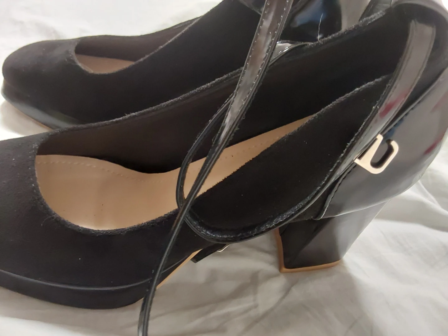 Black Block Heel Mary Jane Shoes - photo 3