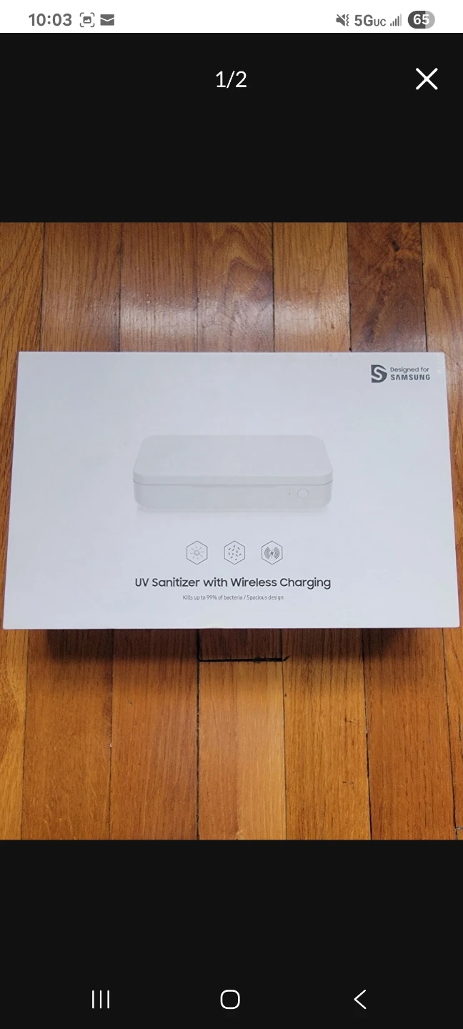 Samsung UV Sanitizer with Wireless Charging