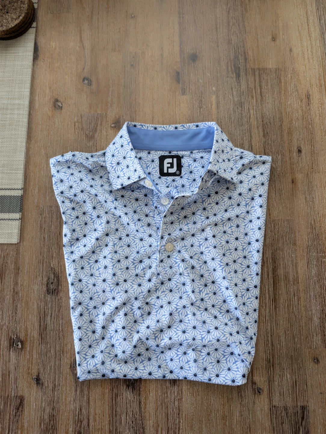 FootJoy Men's Floral Golf Polo Shirt