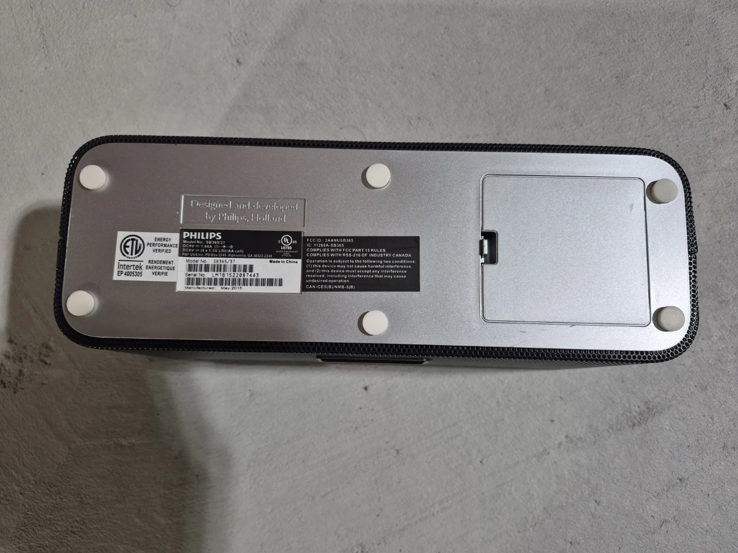 Philips SB365 Wireless Speaker - photo 4