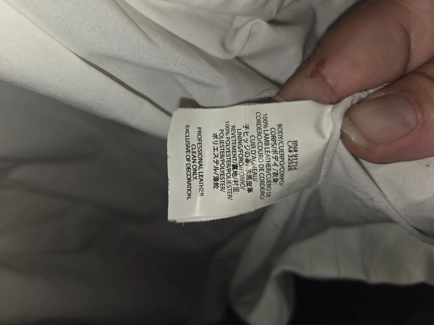 Armani Exchange White Motorcycle ¾ Trench Jacket in a Ladies S - photo 4