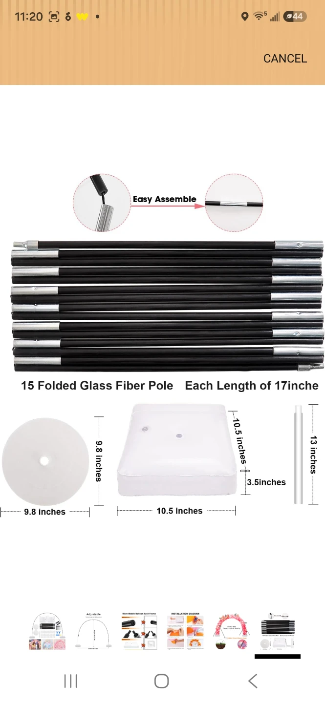 Adjustable Balloon Arch Frame Kit - photo 3