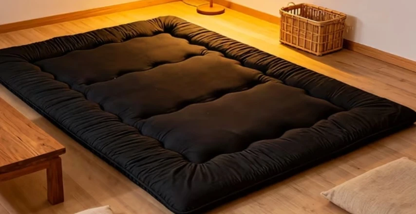 Black Japanese Style Floor Mattress