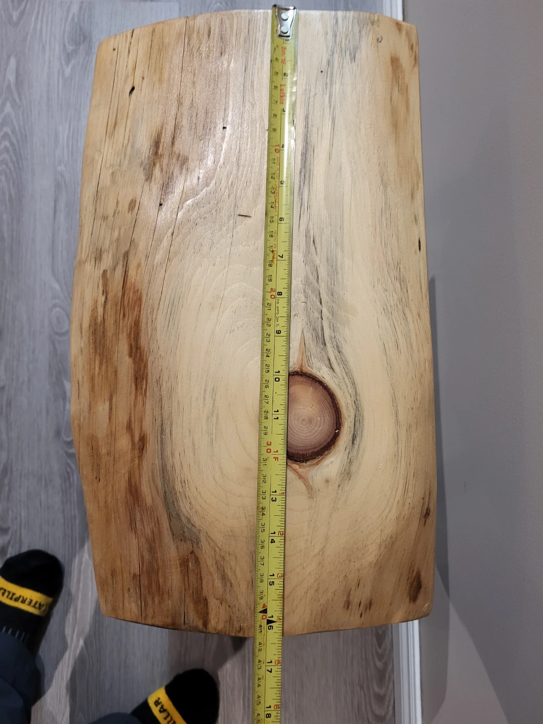 Live Edge Wooden Side Table - photo 3