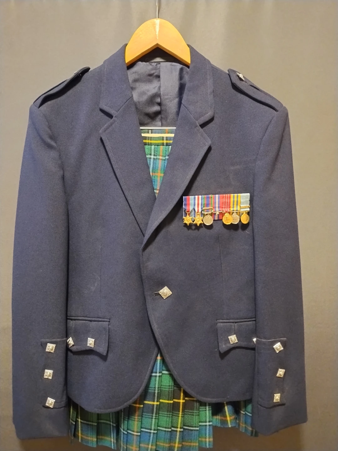 Geoffrey Tailor Highland Crafts Kilt and Jacket Set