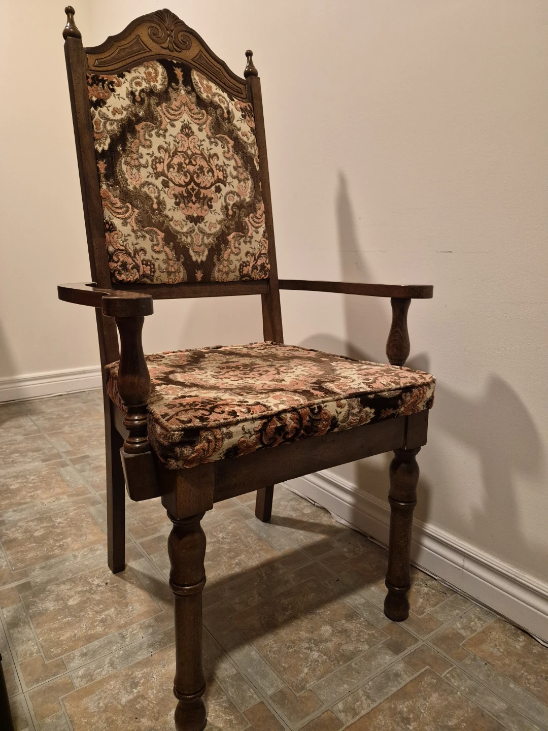 Vintage Upholstered Armchair