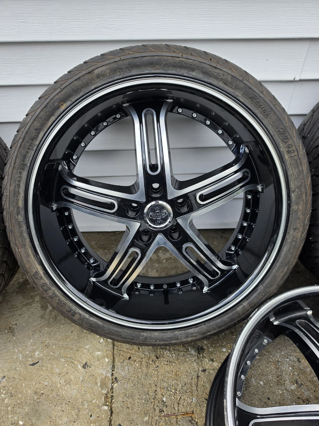 5 - 20 inch Versante rims wheels 5x112 w new tires - photo 2