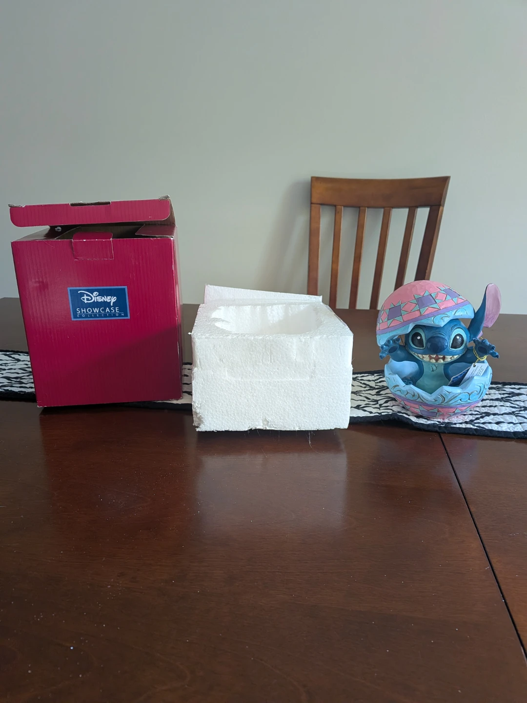 Jim Shore Disney Traditions Stitch in Egg Figure