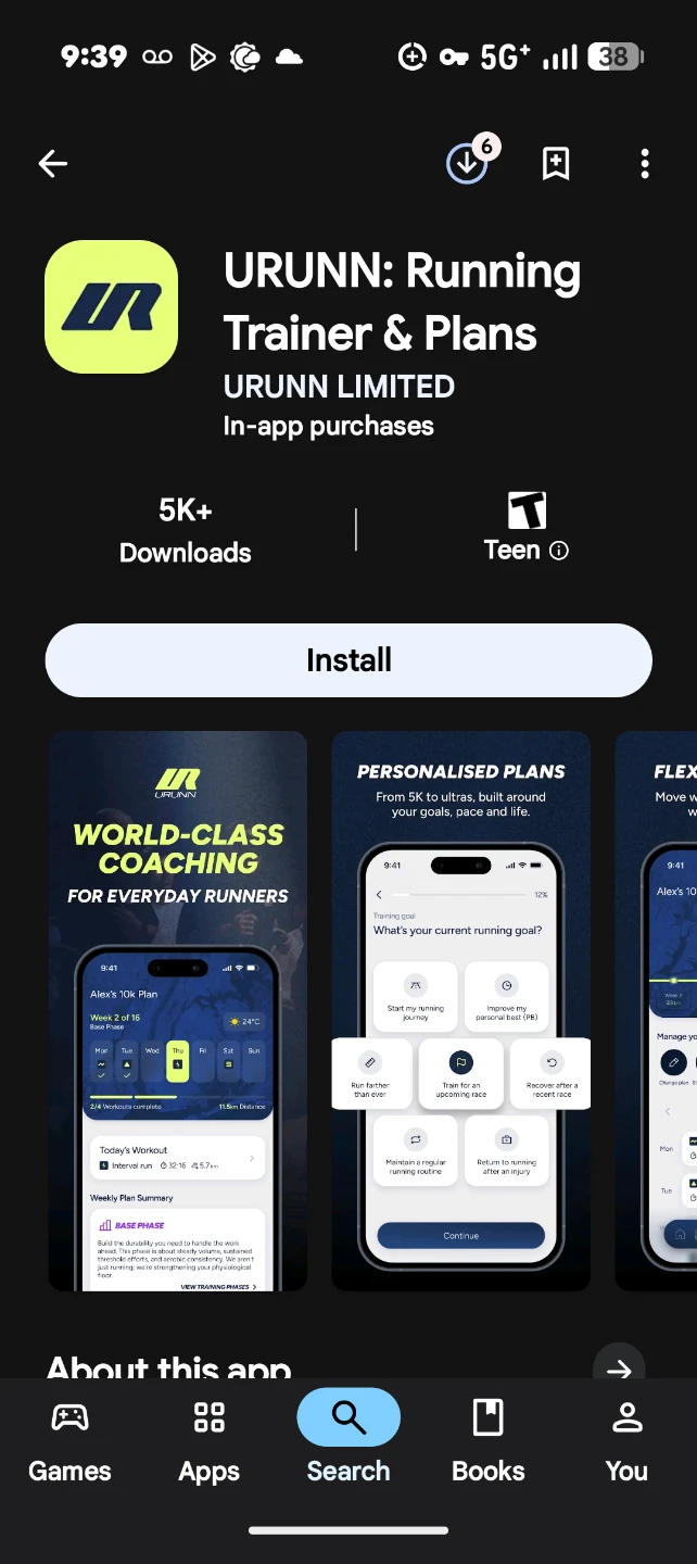 McDonald's Monopoly prize: 6month URUNN APP Running Plan