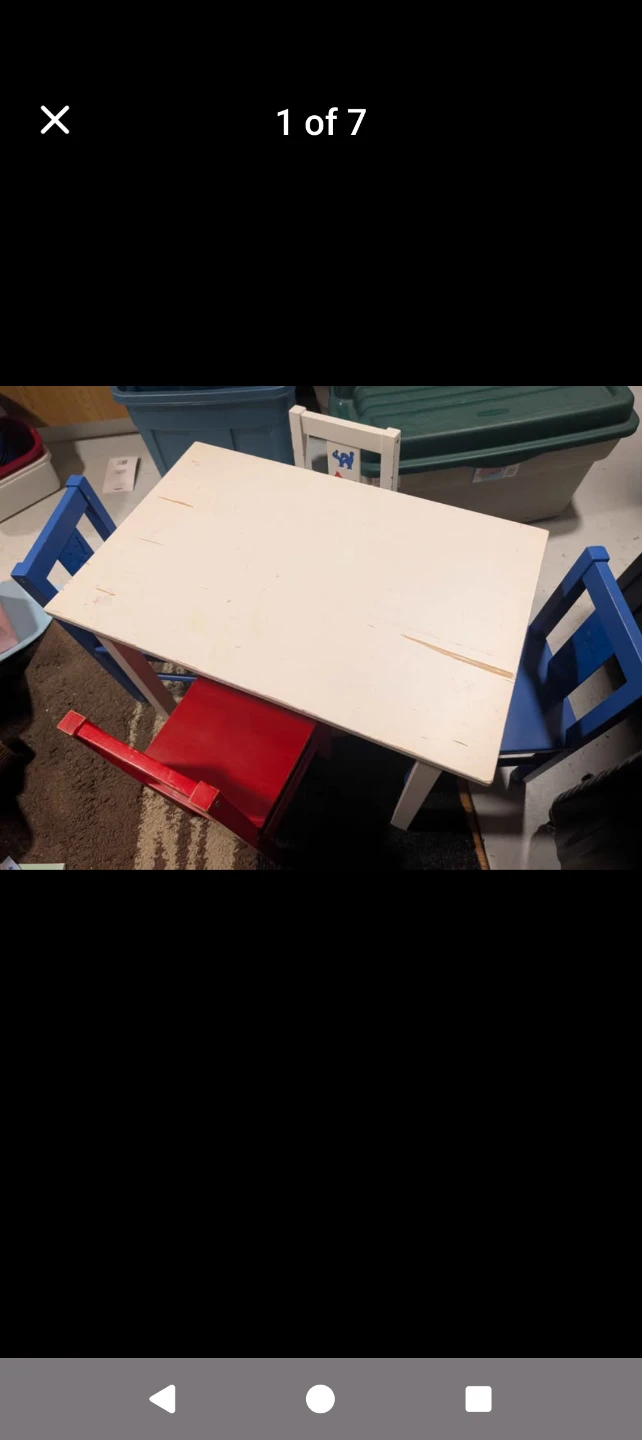 IKEA Mammut Kids Table and Chairs Set