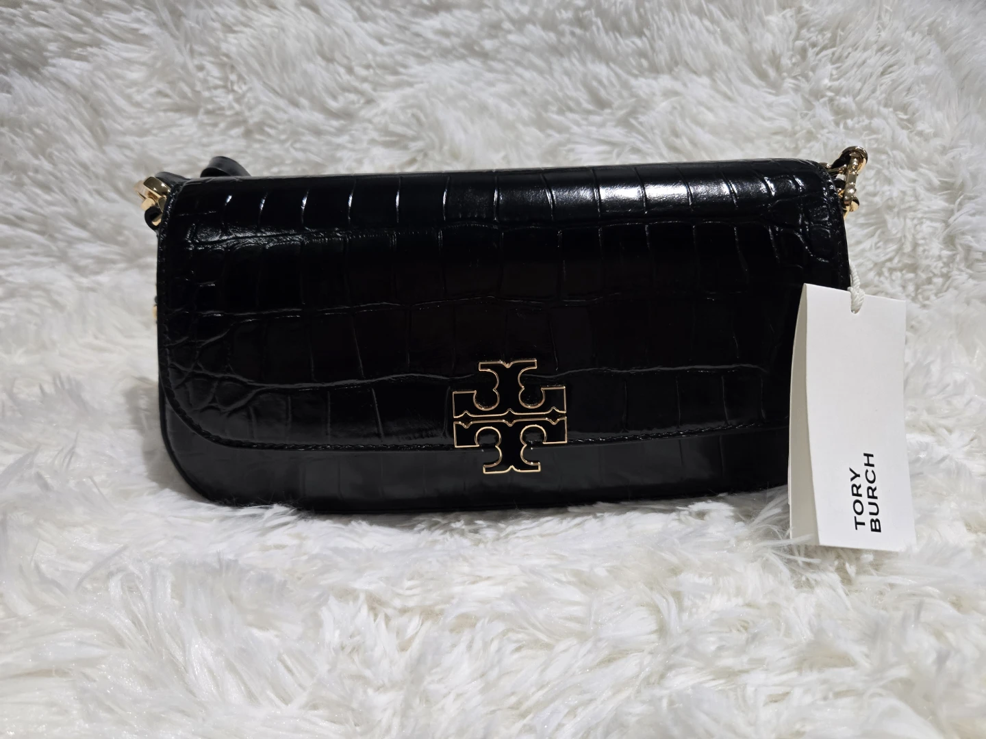 Tory Burch Britten Embossed Convertible Bag - photo 4