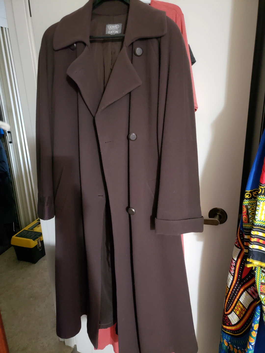 Long wool dress coat