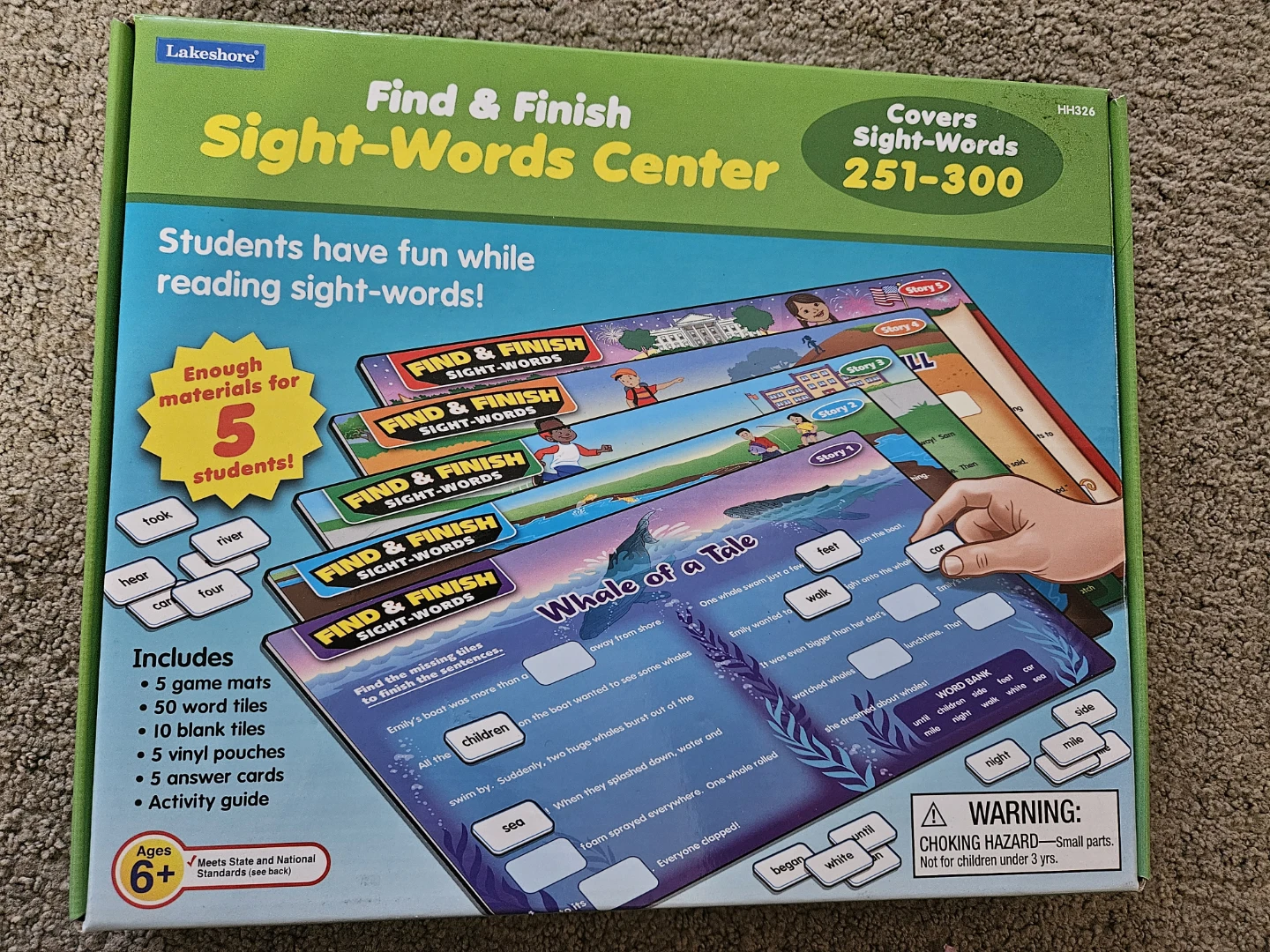 Lakeshore Find & Finish Sight-Words Center