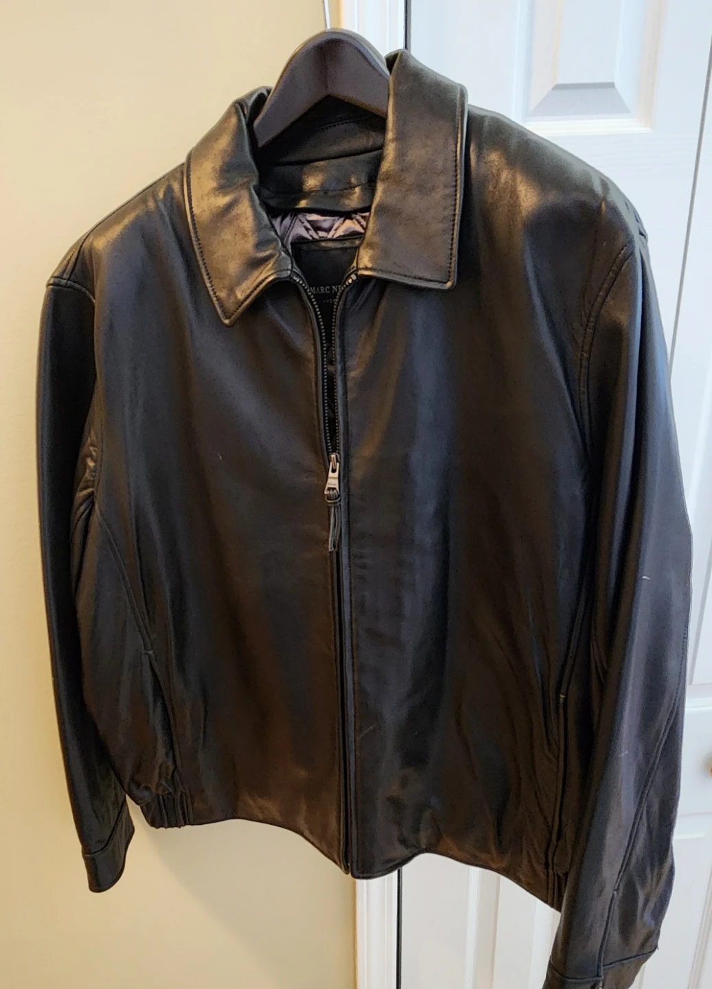 Men's Black Leather Jacket