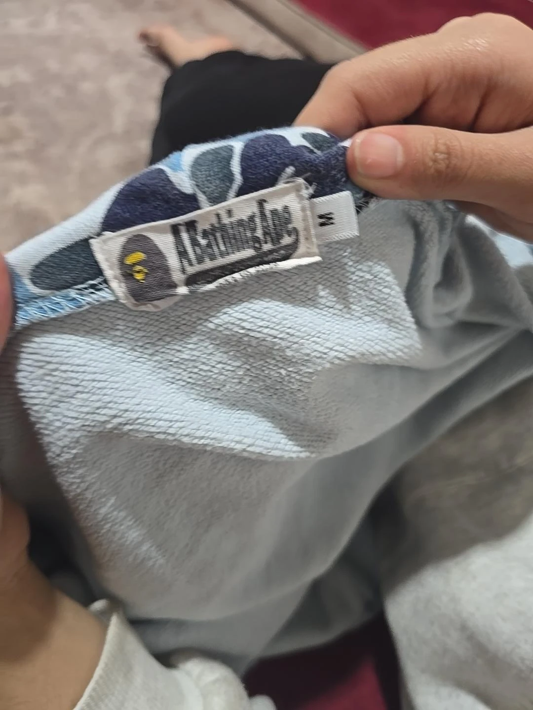 A Bathing Ape Bape Shark Hoodie Blue Camo - photo 2