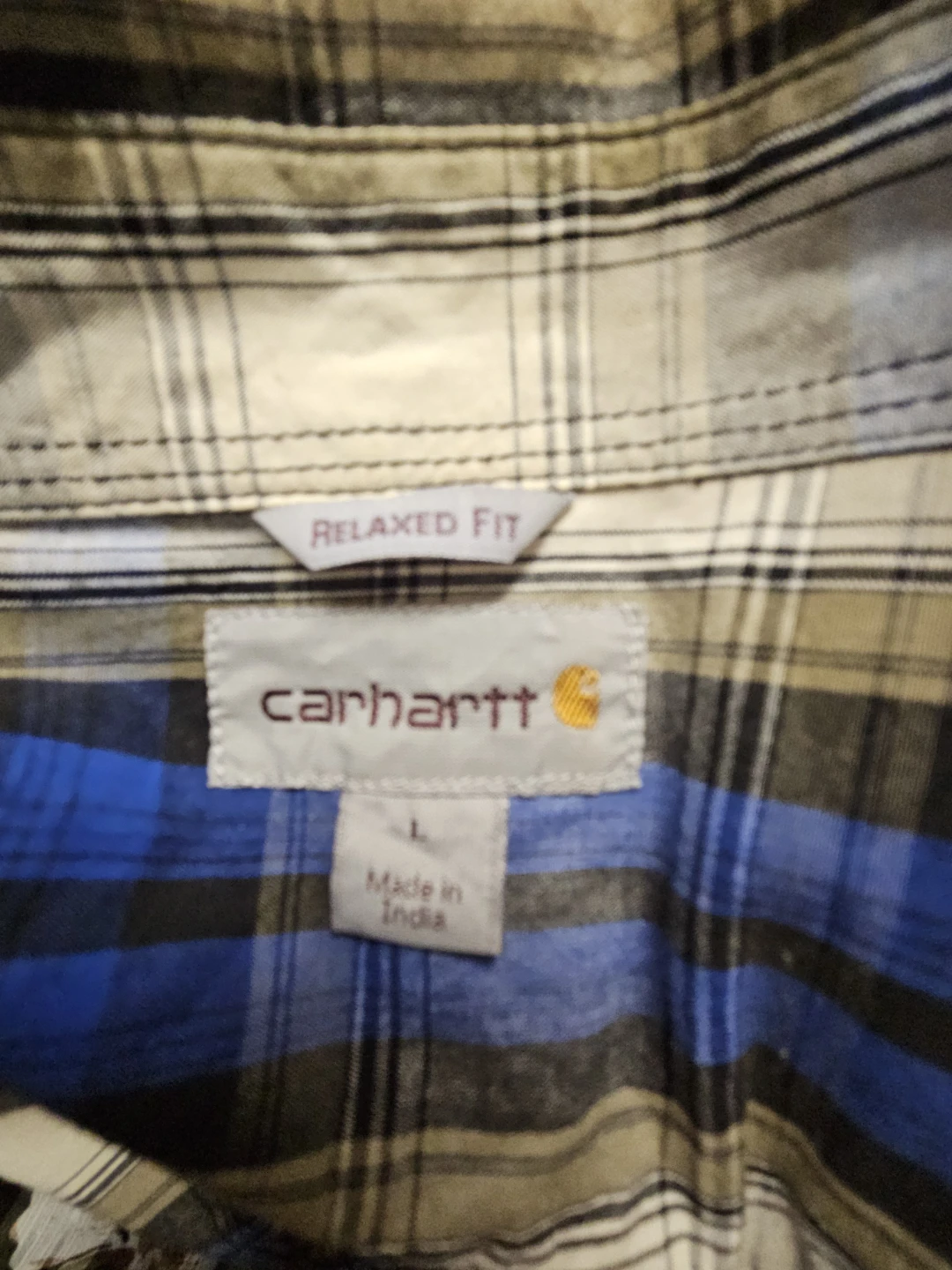 Carhartt Plaid Shirt - Large - photo 2