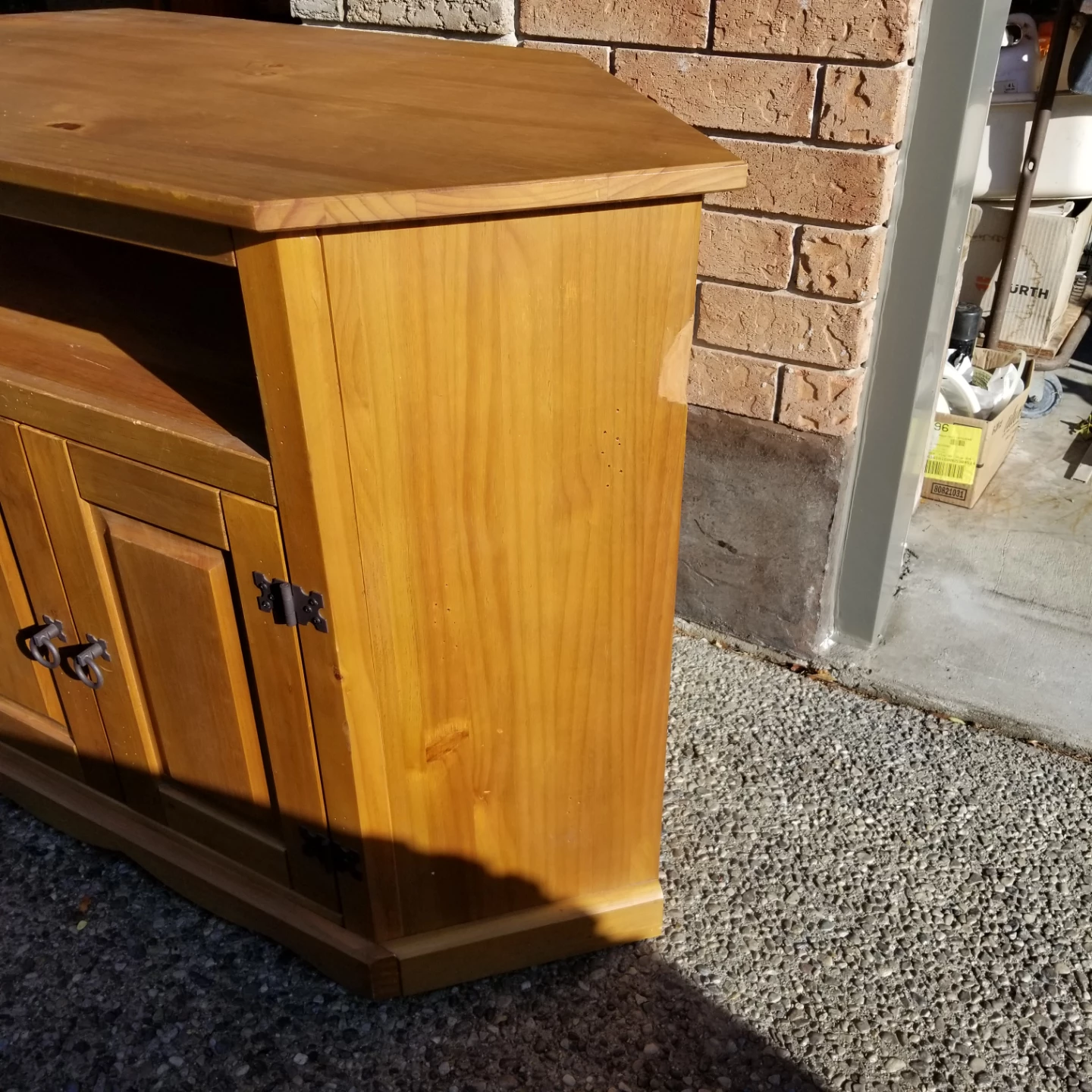 Rustic Pine TV Cabinet - photo 2