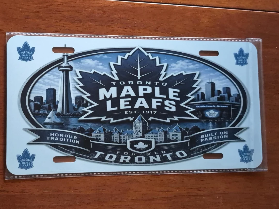 Toronto Maple Leafs Decorative License Plate
