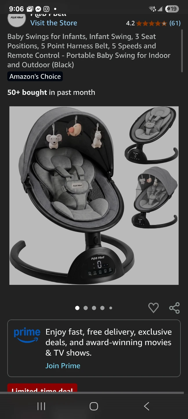 Baby Swings for Infants brand new