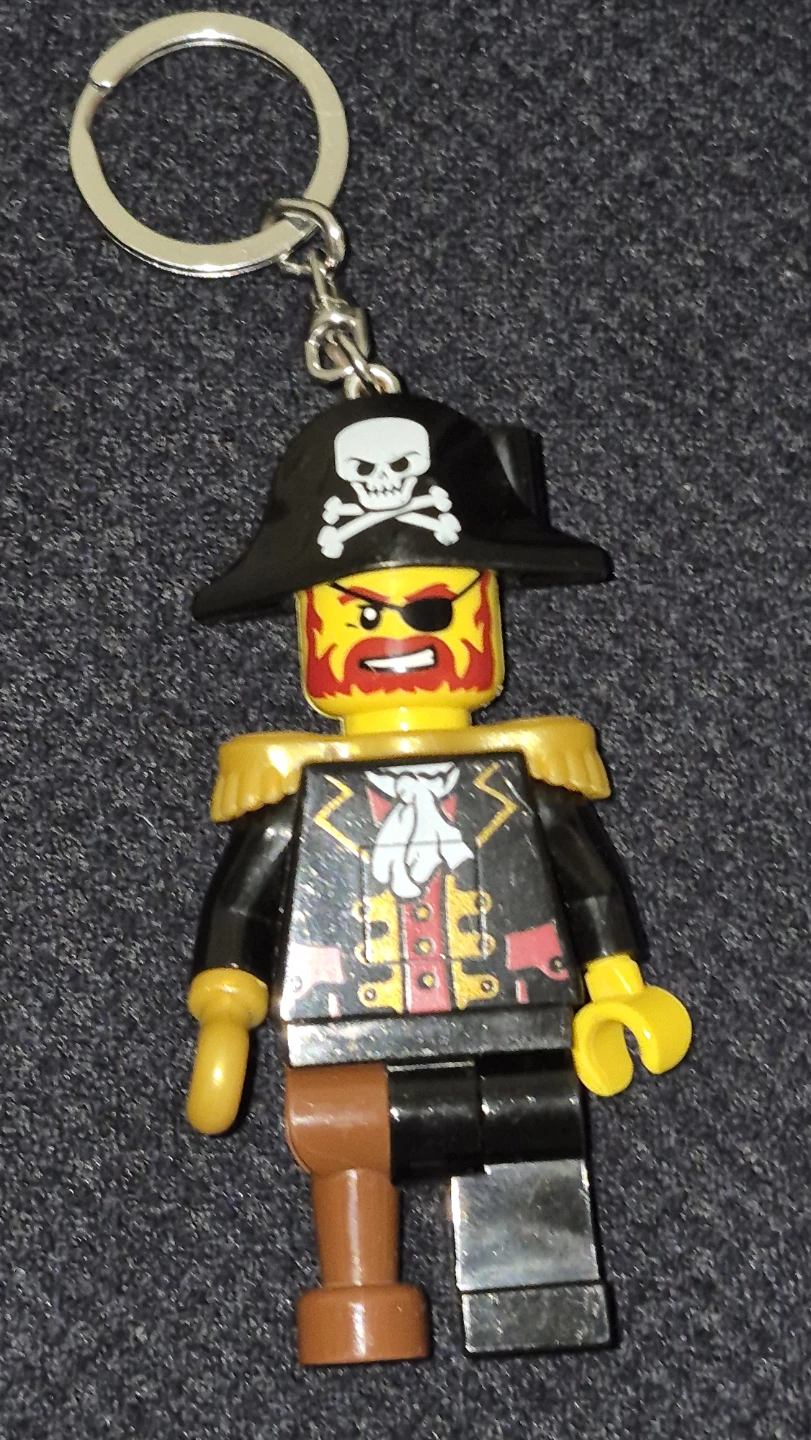 LEGO Pirate Minifigure LED Keychain