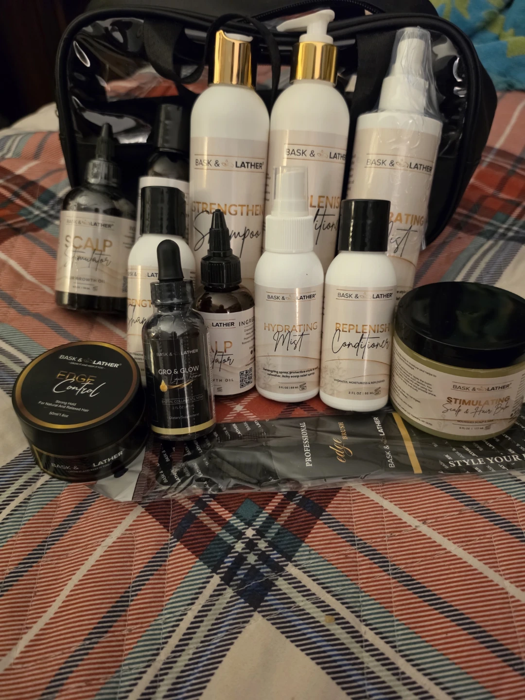 Bask & Lather Hair Care Set