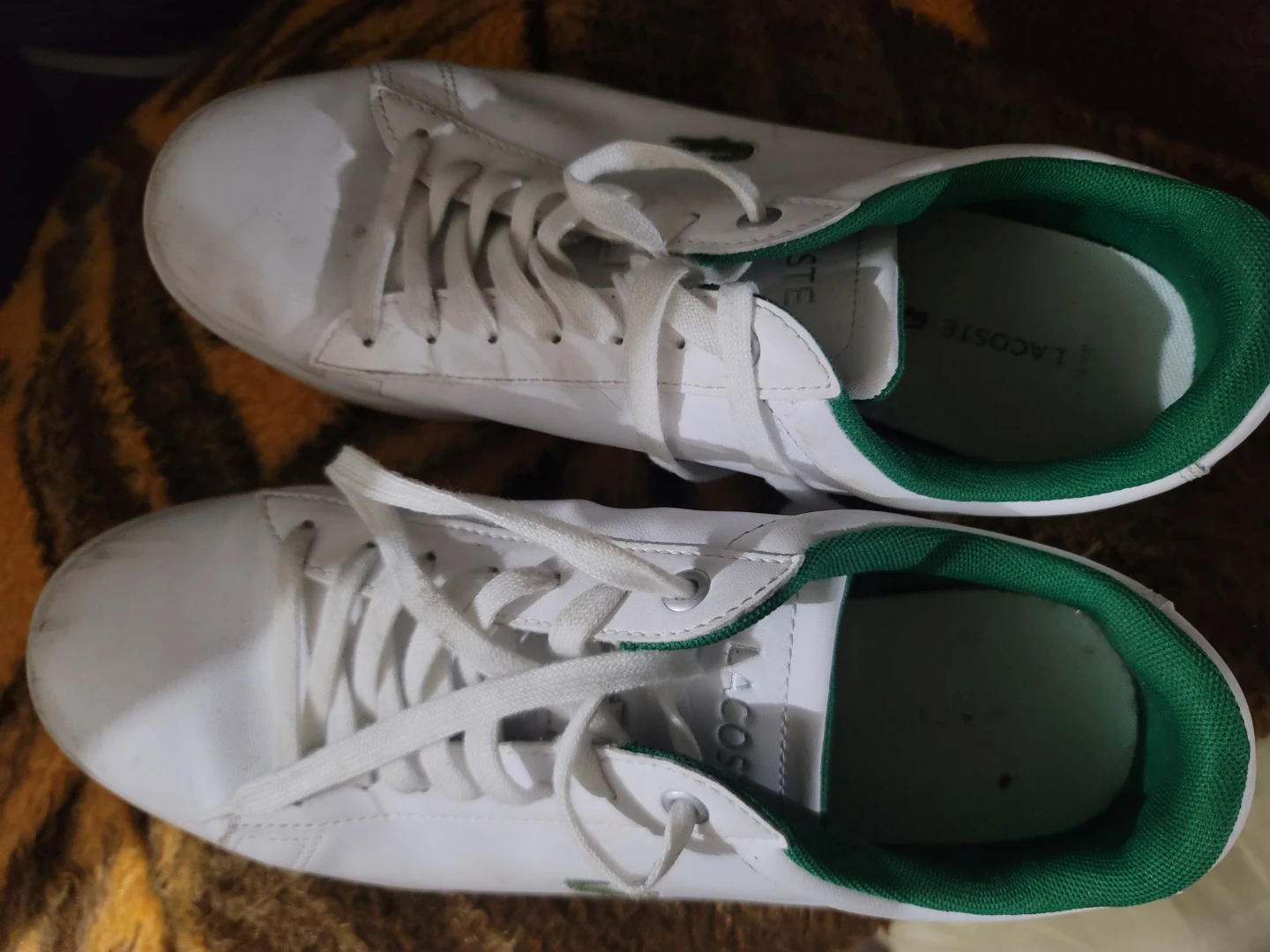 Lacoste mens leather sneakers