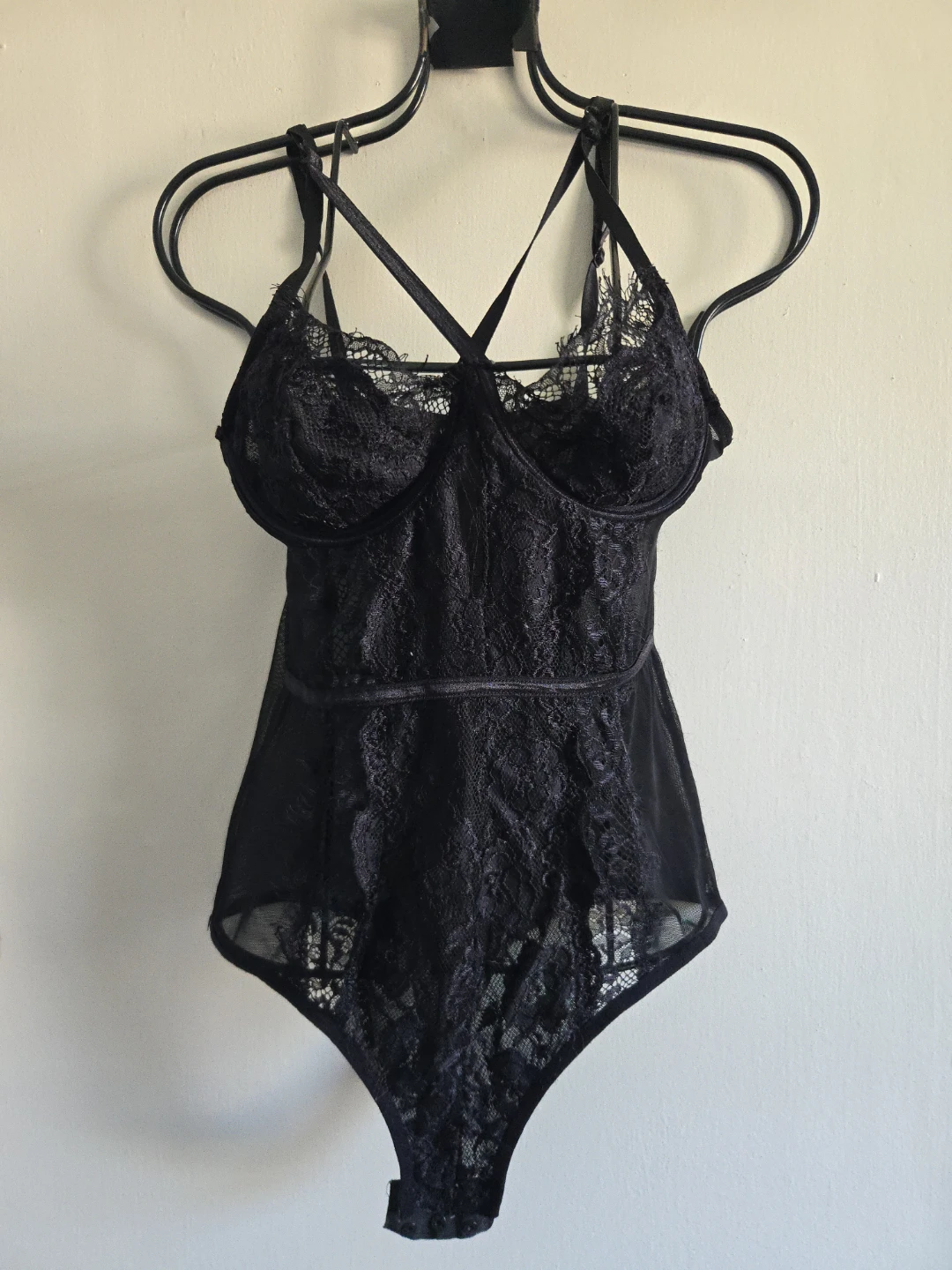 Fashion nova Black Lace Bodysuit