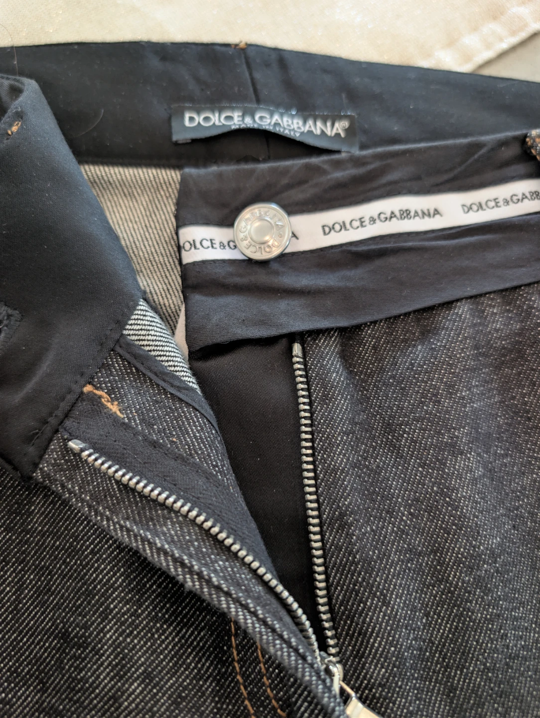 Vintage Dolce & Gabbana Low-Rise Wide-Leg