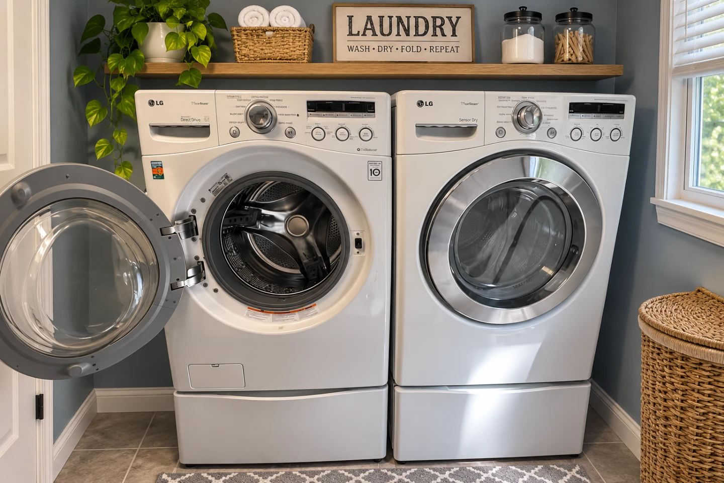 LG Front Load Washer and Dryer Set