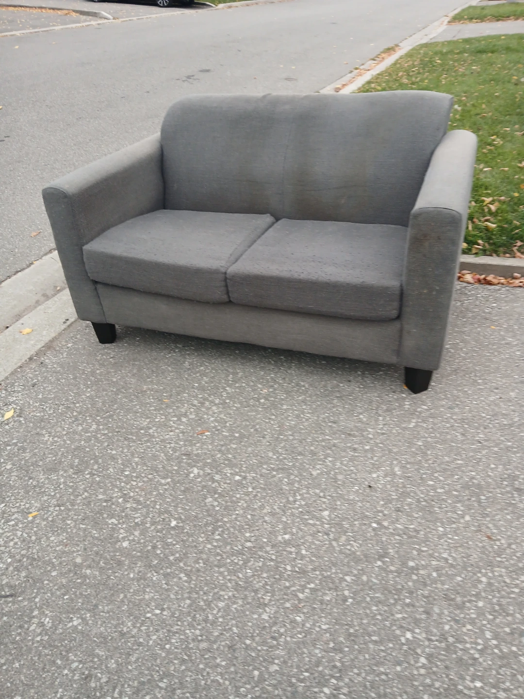 Grey Two-Seater Sofa