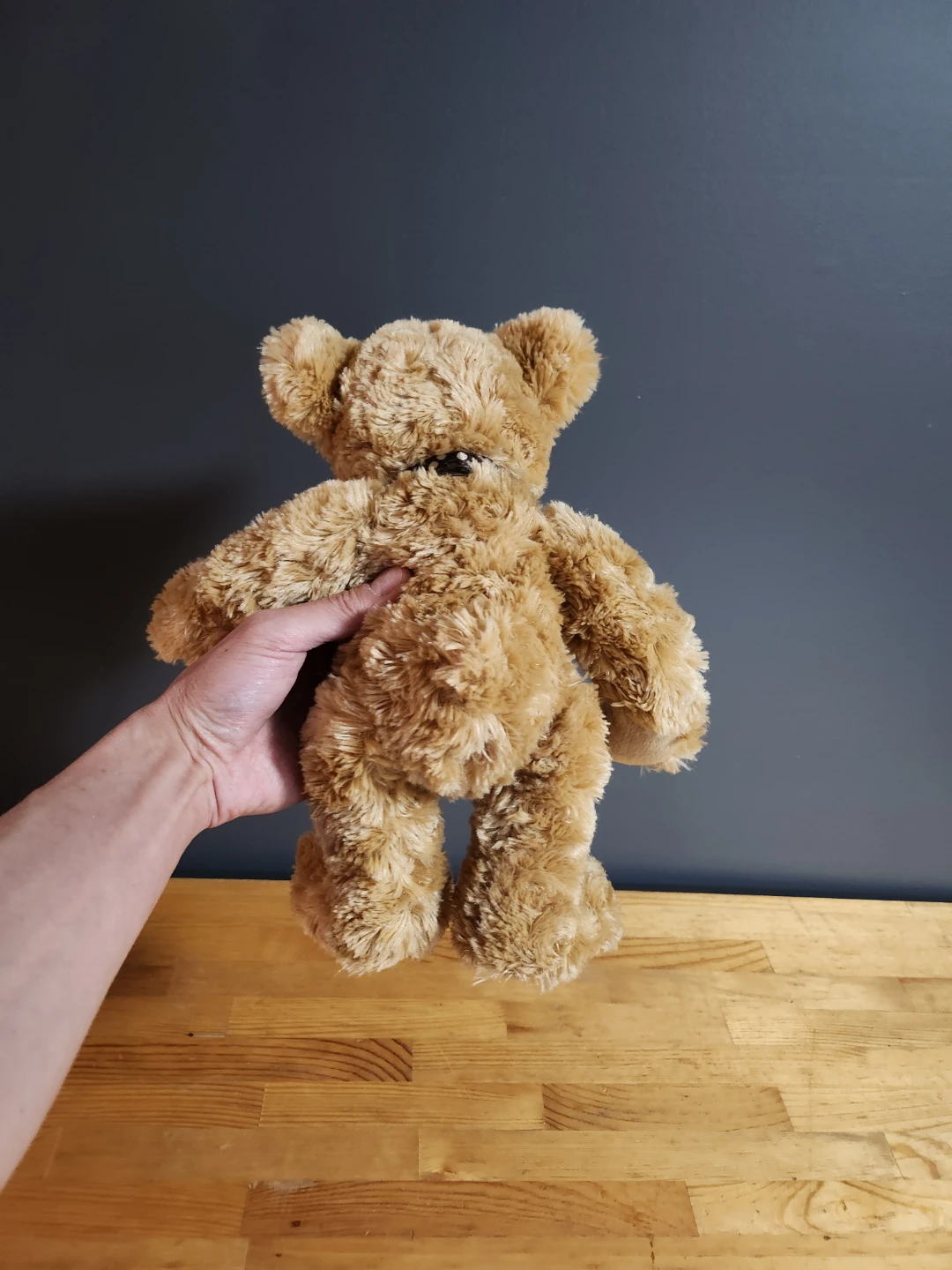 Brown Teddy Bear with Polka Dot Bow - photo 5