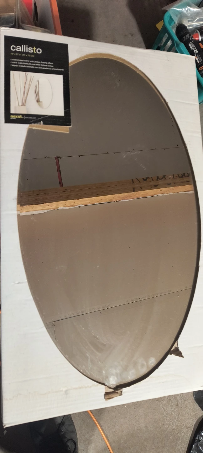 Nexxt Callisto Oval Beveled Wall Mirror - photo 2