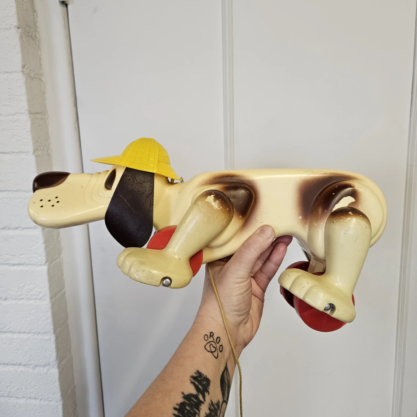 Vintage Pull-Along Dog Toy - photo 2