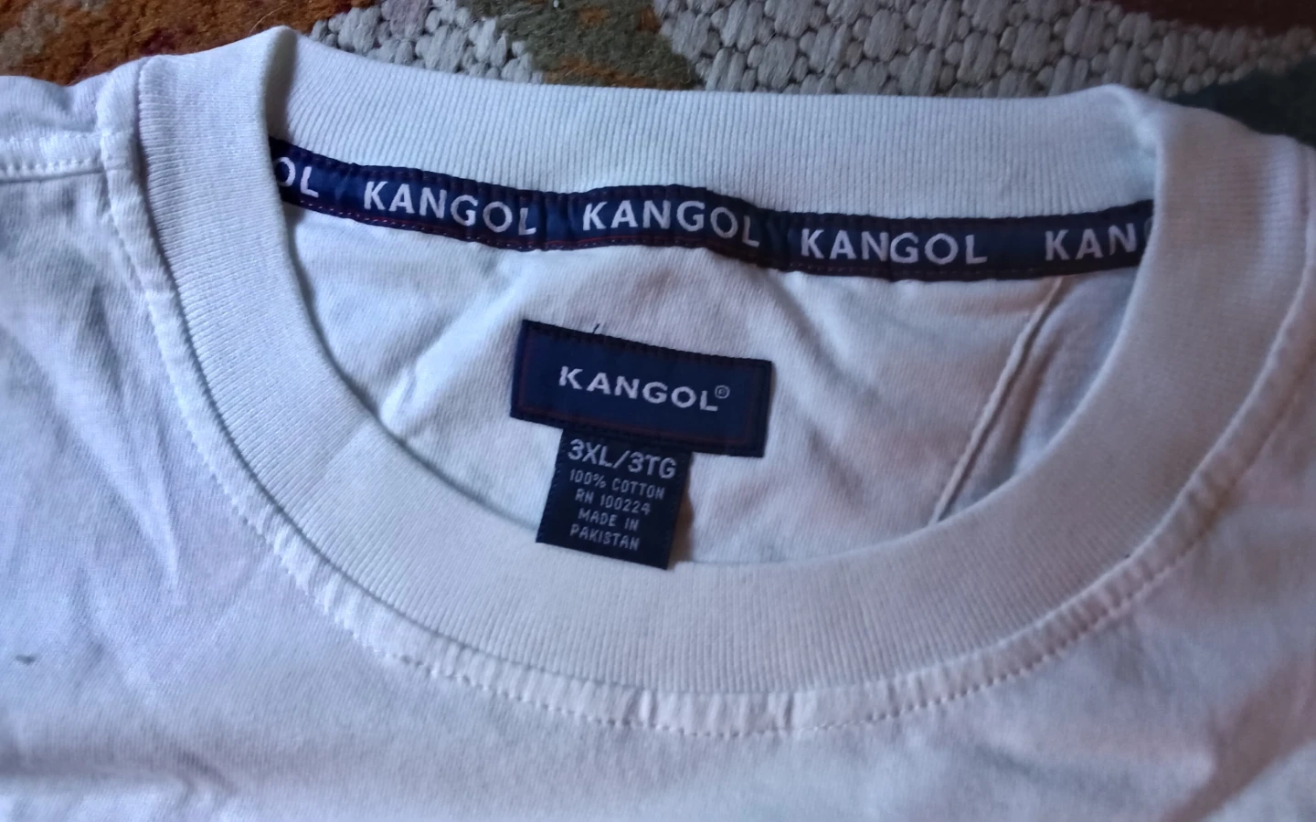 Kangol White Long Sleeve T-Shirt 3XL - photo 4
