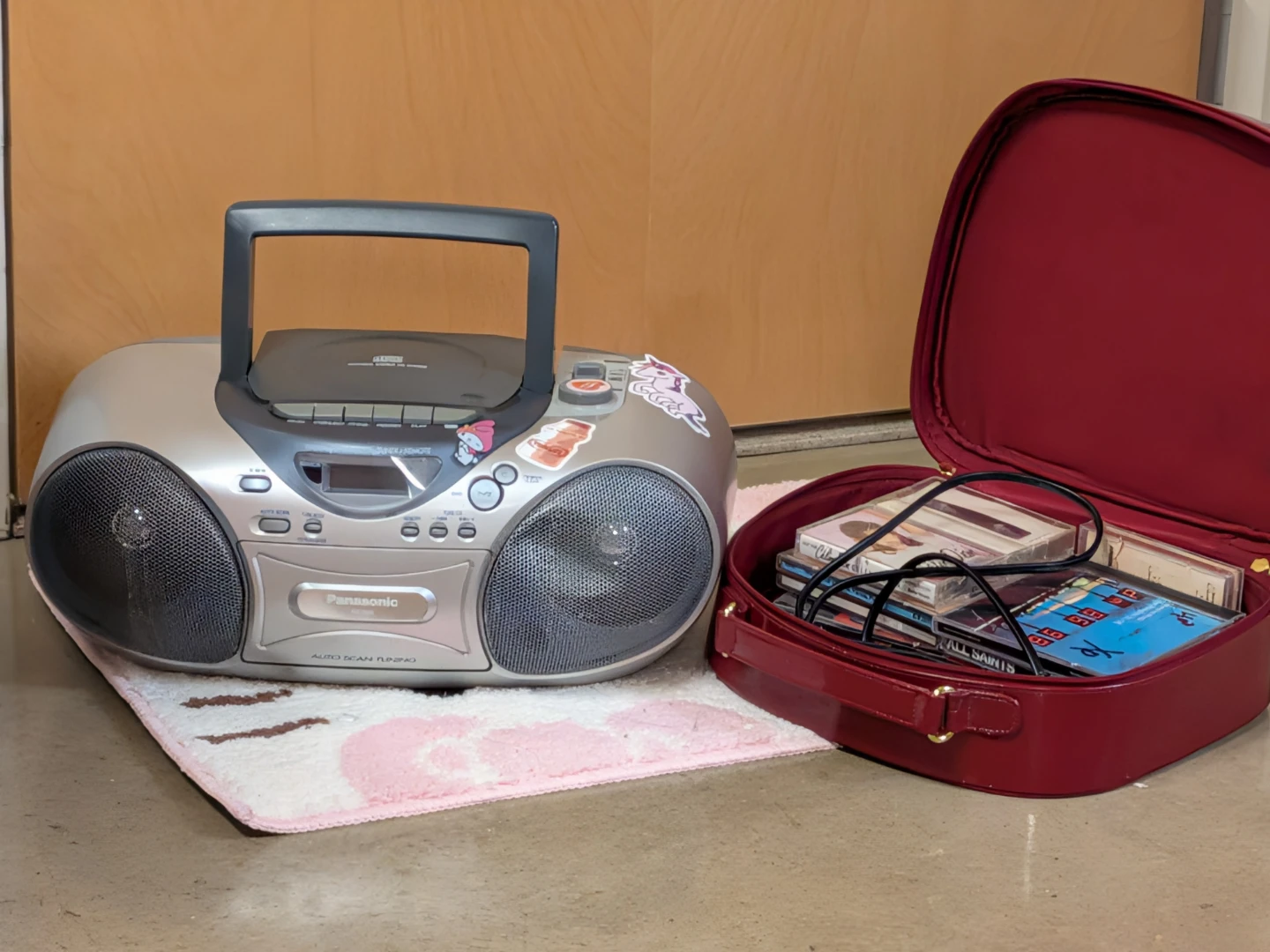 Panasonic Portable CD Player with CD and Cassette Collection