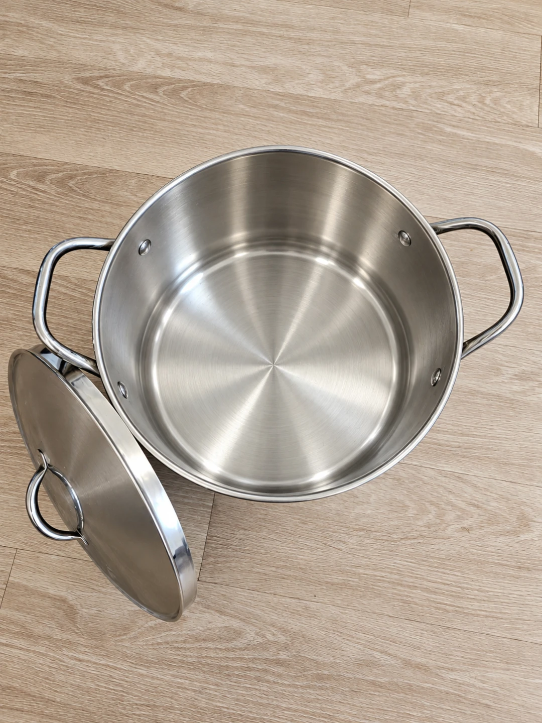 Stainless Steel Stock Pot with Lid - photo 2