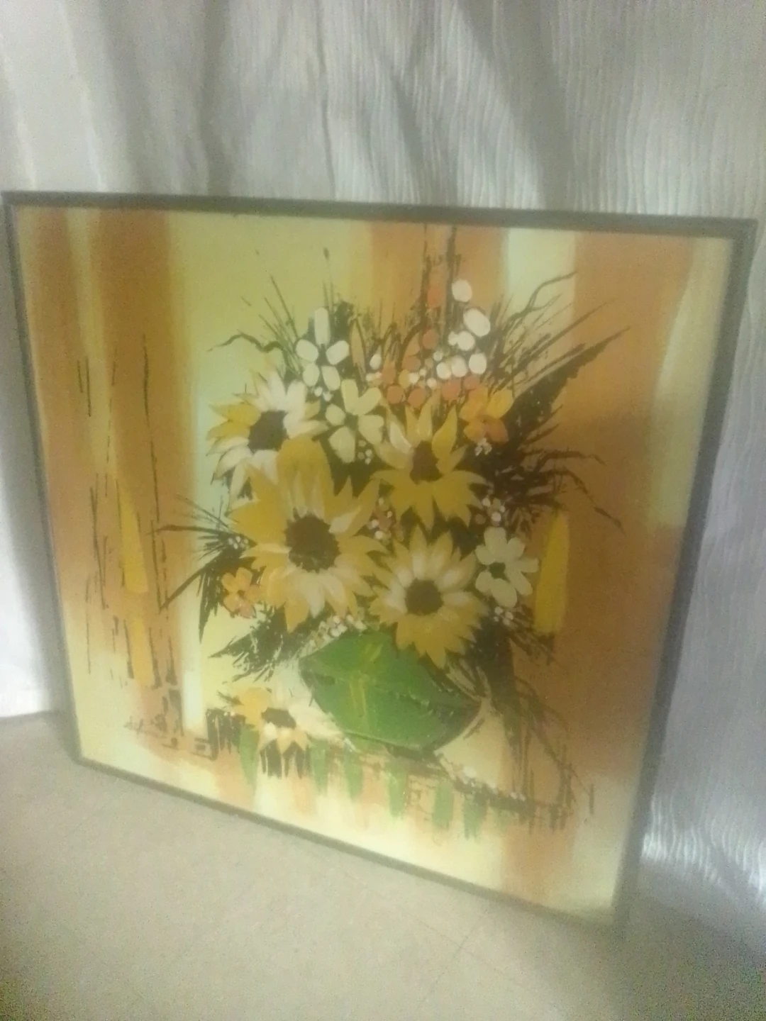 Stevens Sunflower Floral Painting