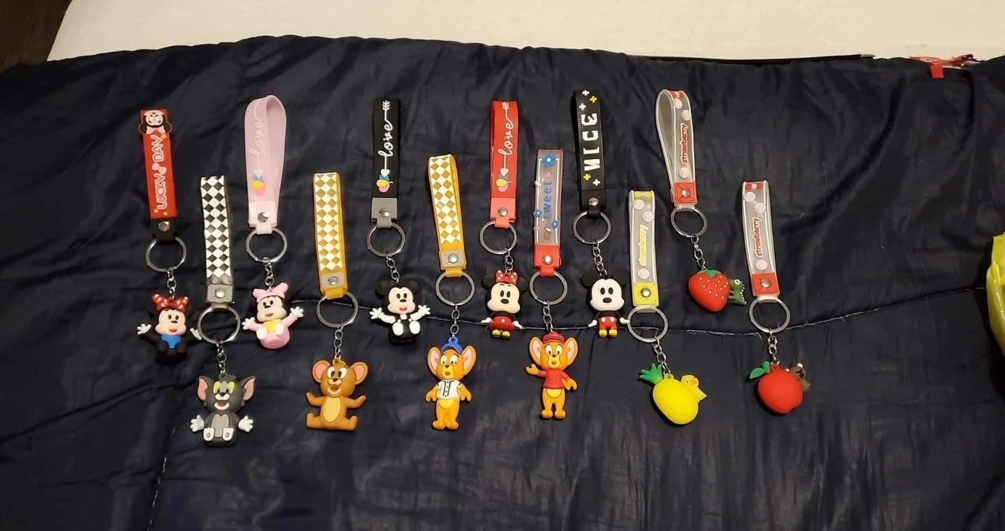 Assorted Silicone Character Keychains - photo 4