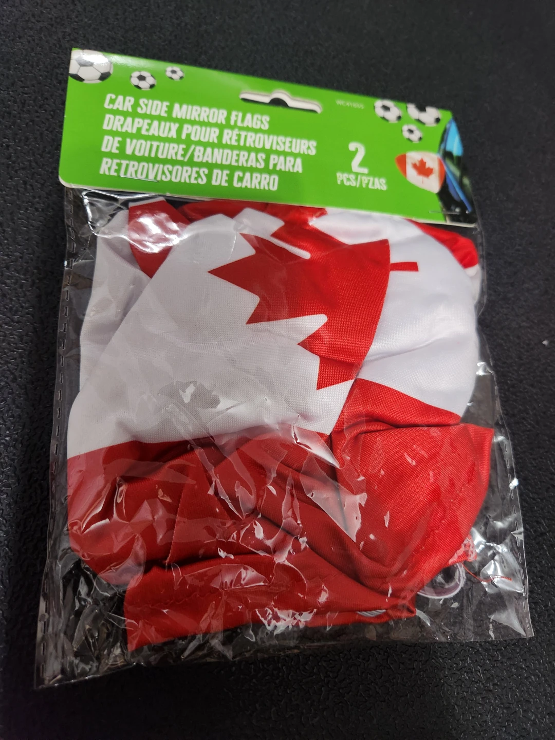 Canadian Car  Side Mirror Flags,2 pack