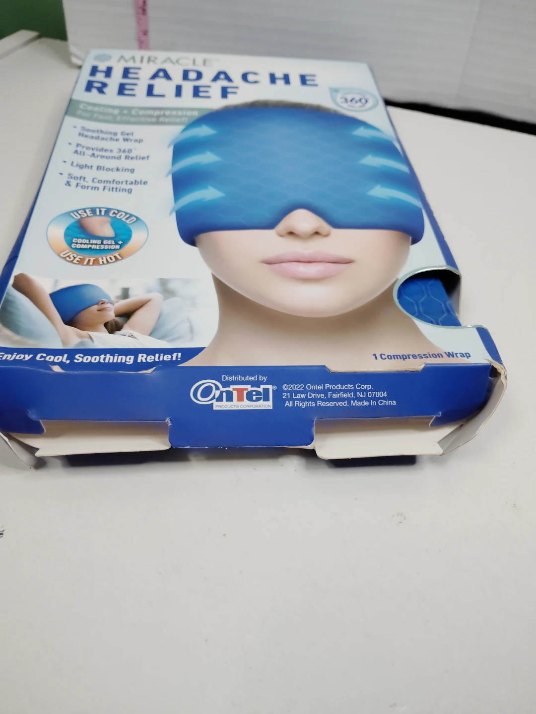 Miracle Headache Relief Compression Wrap - photo 3