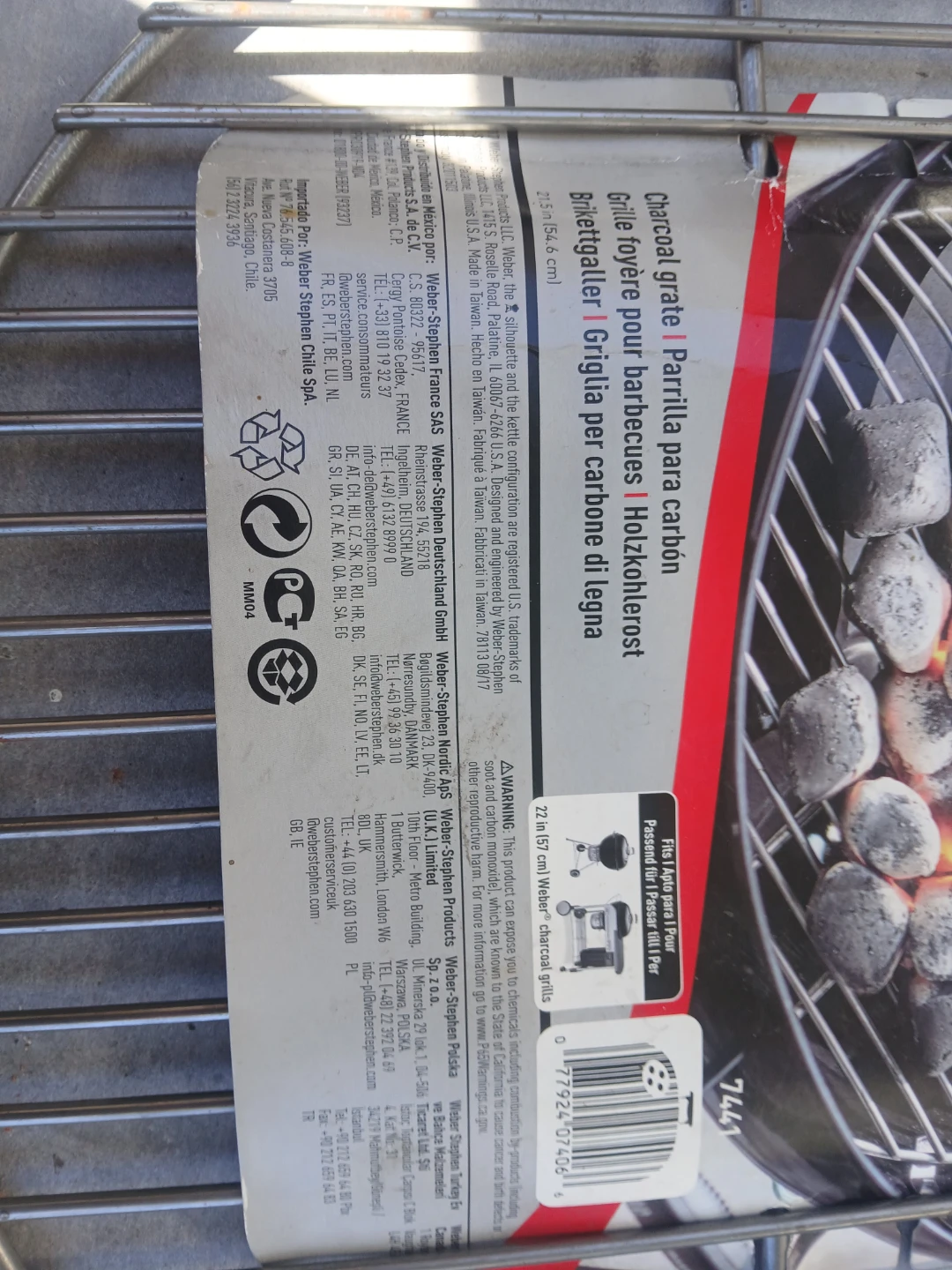 Weber 22-inch Charcoal Grate - photo 3